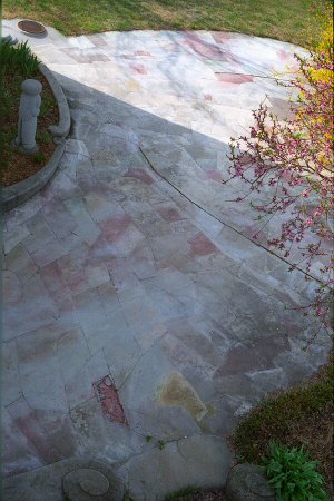 Scrap Slab Driveway, a mosaic made with leftover scrapings
